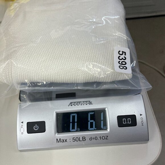 Vintage Fia Italia Size L Knit Blouse Hand Loomed Sleeveless White NEW - Picture 8 of 8